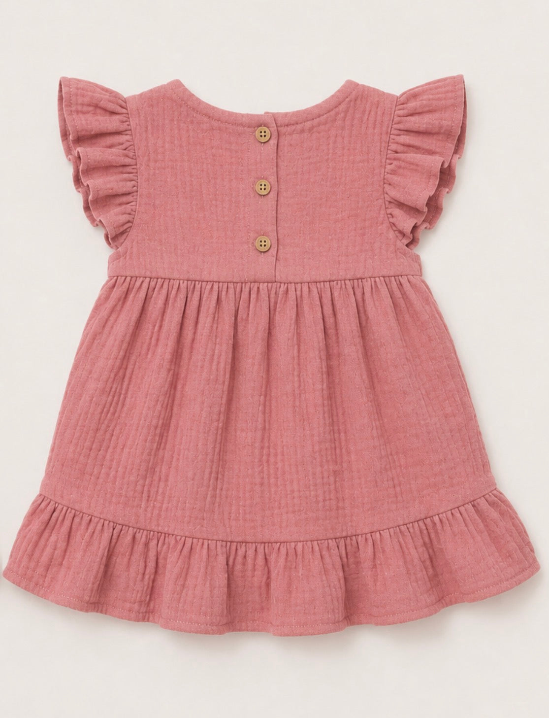 AK Signature Kleid aus 100% Bio-Baumwoll-Musselin
