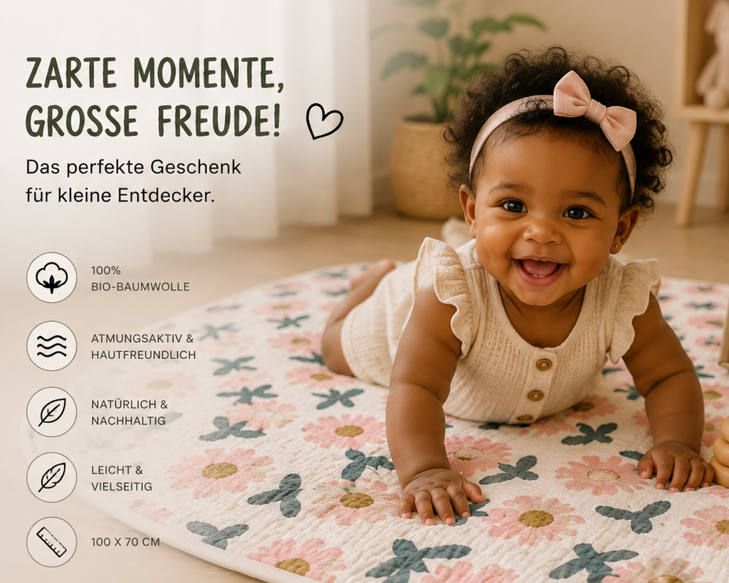 Musselin Geschenkset Blossom | Handgefertigt in der Schweiz 🇨🇭